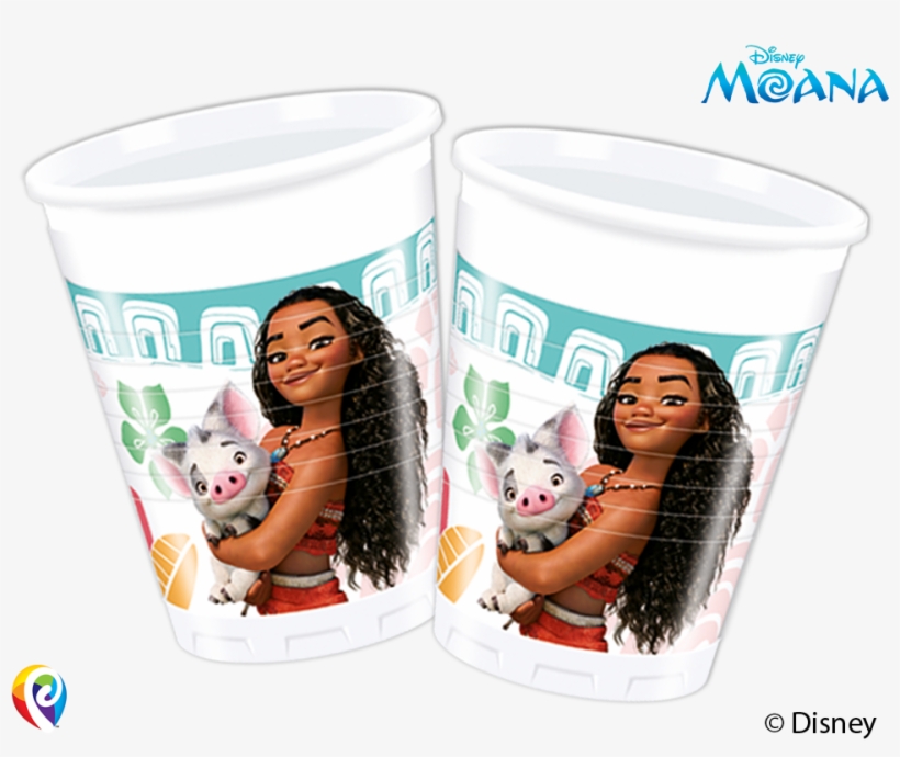Moana Plastic Cups - Set Of 8 Moana Cups, transparent png #5522445
