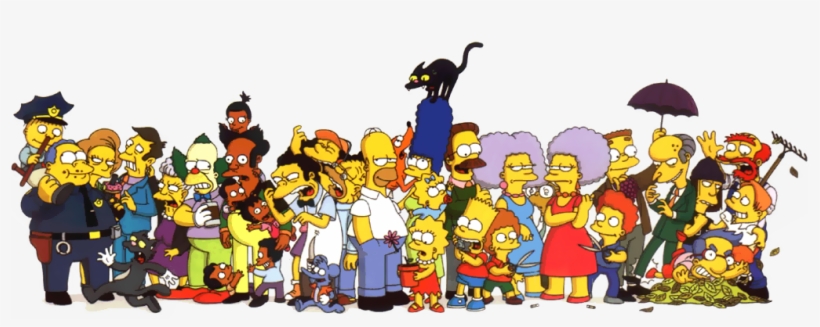 U05e7 U05d5 U05d1 U05e5 Simpsons Cast Png U05d5 U05d9 - Simpsons Logo Matt Groening, transparent png #5522506