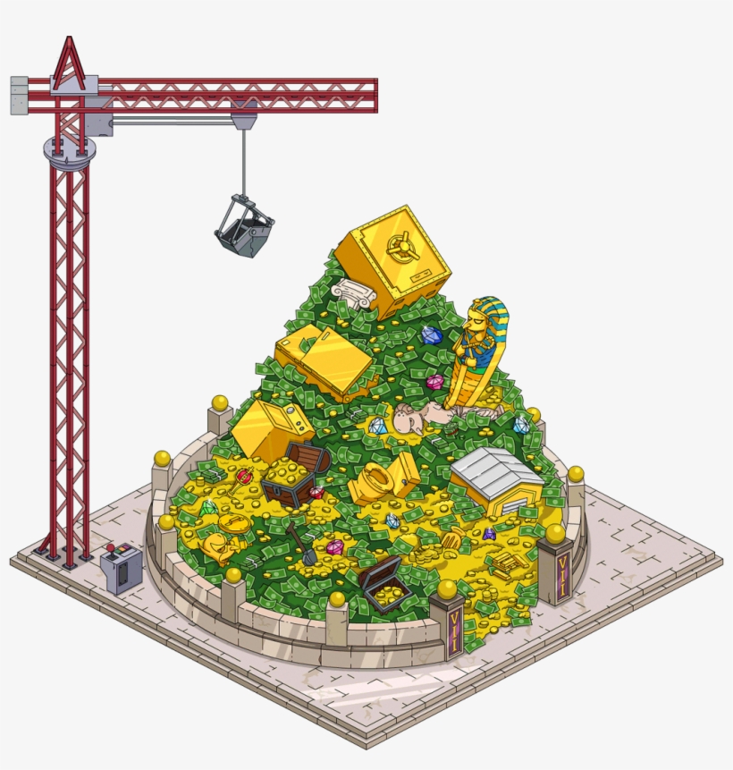 Moneymountain06 Transimage - Berg Kann Nie Zu Hoch Sein Simpsons, transparent png #5522776