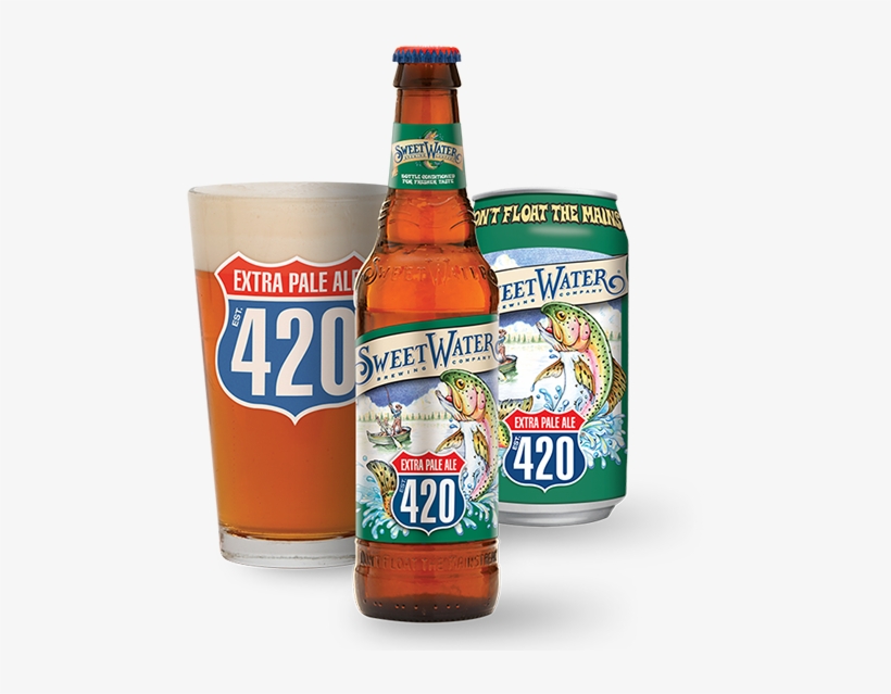 Sweetwater 420 Pale Ale - 12 Pack, 12 Fl Oz Cans, transparent png #5523303