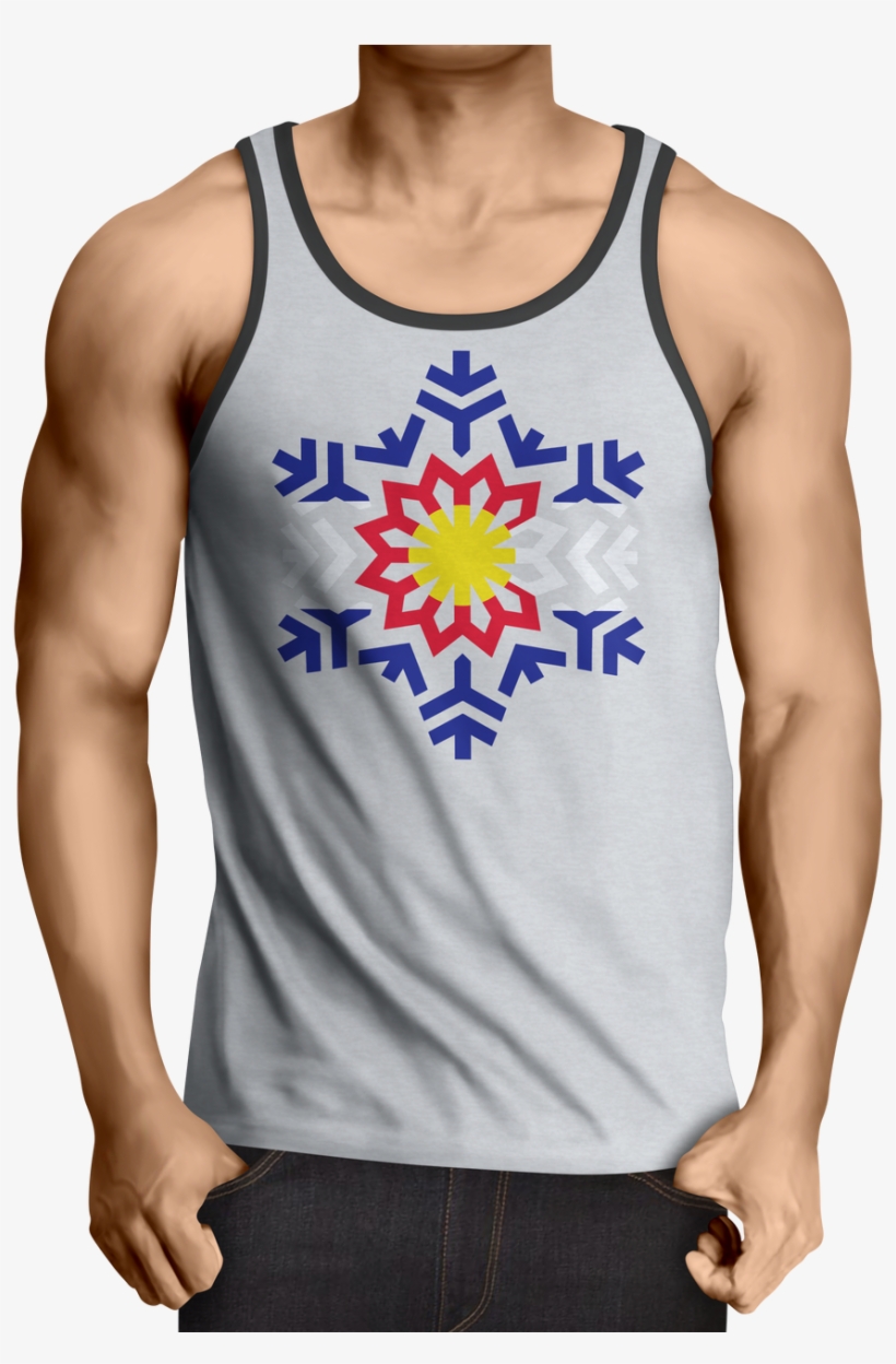 100% Cotton Og Blue Flag Flake Screen Printed White - Style3 Mario Totenkopf Tank Top Videospiel Super World, transparent png #5523674