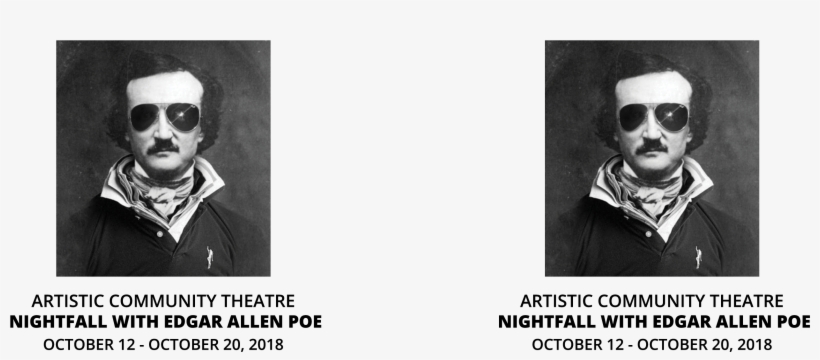 Edar Allan Poe 2x3 Magnet, transparent png #5523960