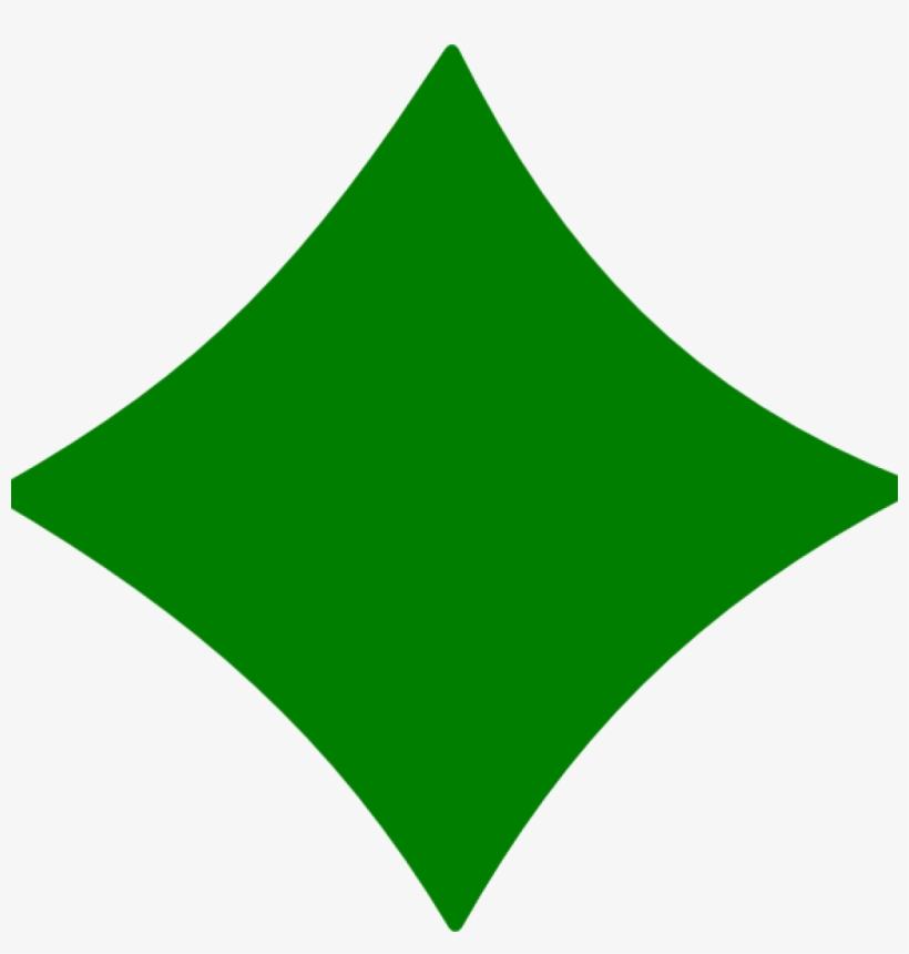 Diamond Shape Clipart Green Clip Art At Clker Vector, transparent png #5524021