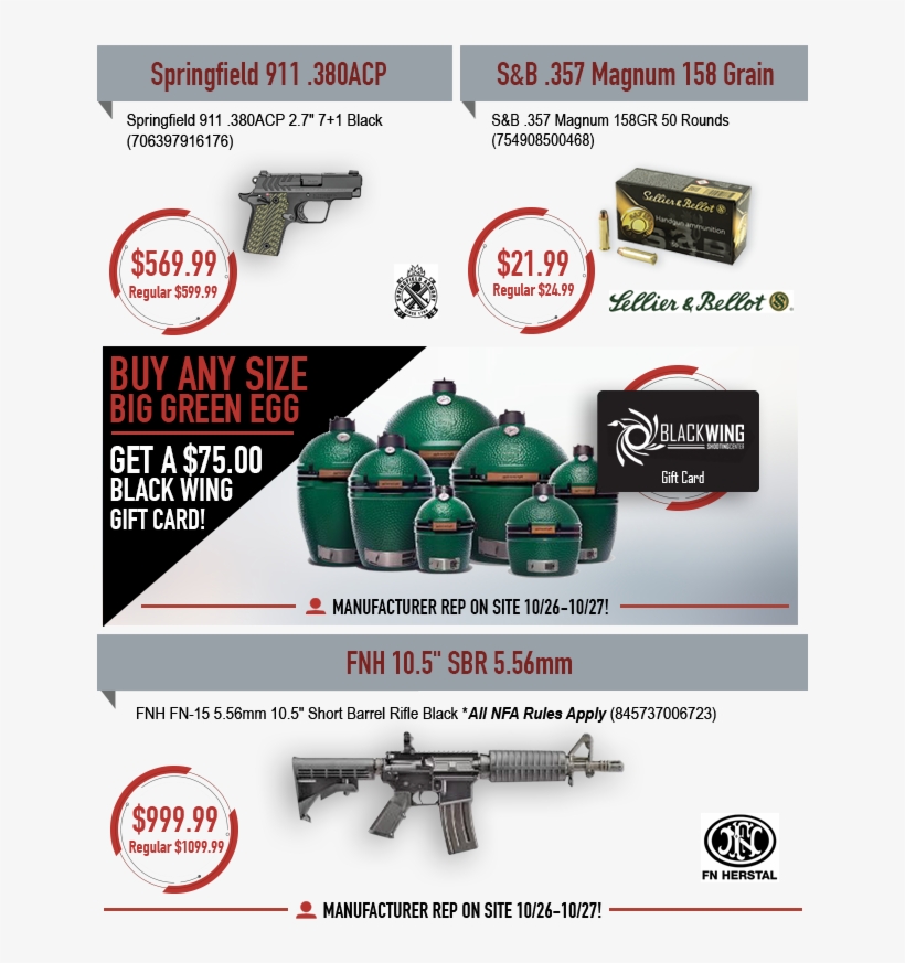 Black Wing Shooting Center - Firearm, transparent png #5524695
