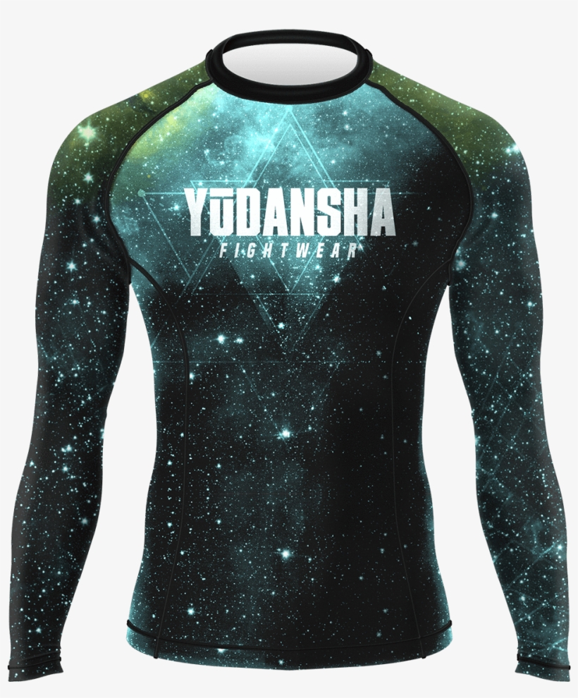 Vitruvian Man Galaxy Bjj Rash Guard - Brazilian Jiu-jitsu, transparent png #5525505