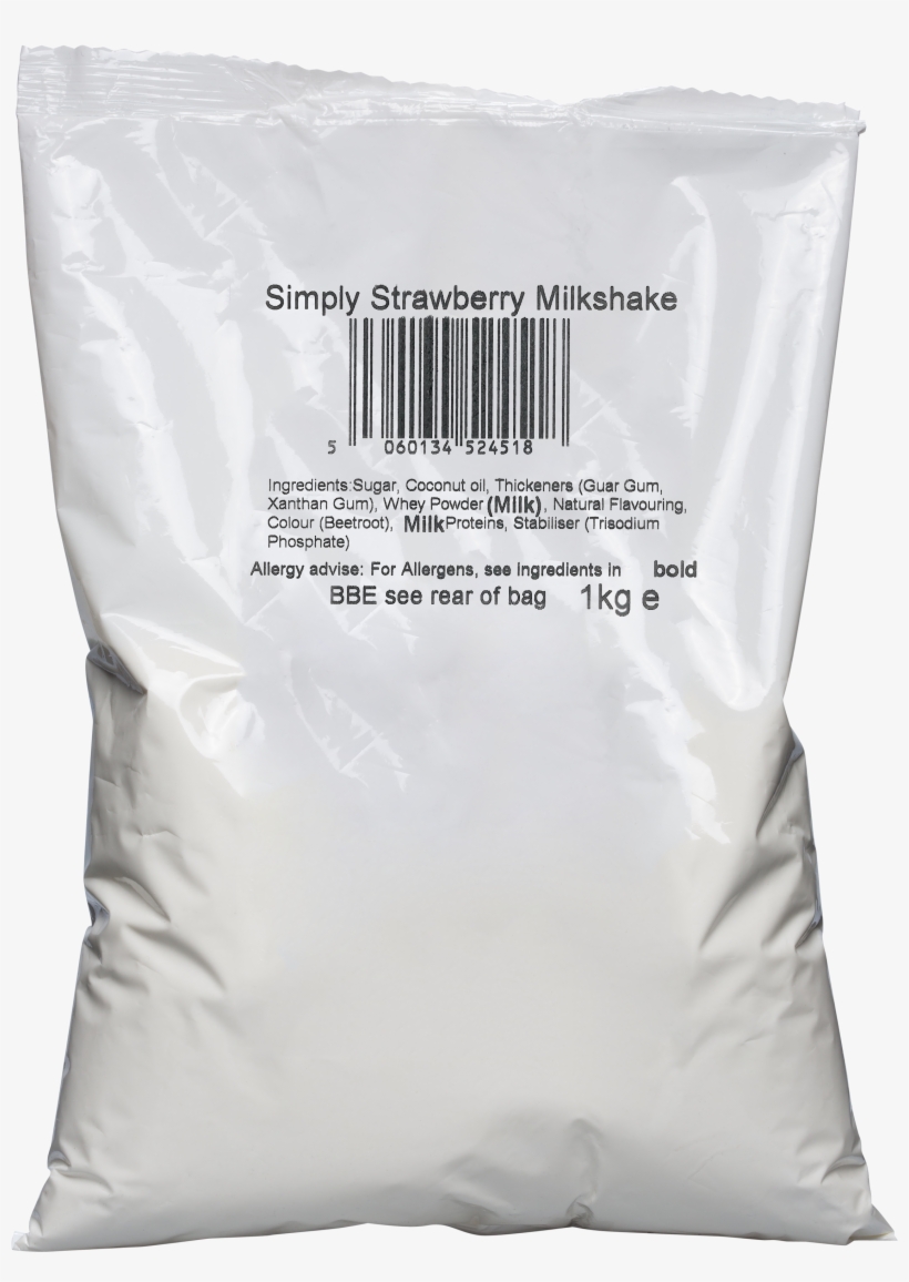 Simply Luxury Strawberry Milkshake - Milkshake, transparent png #5525858