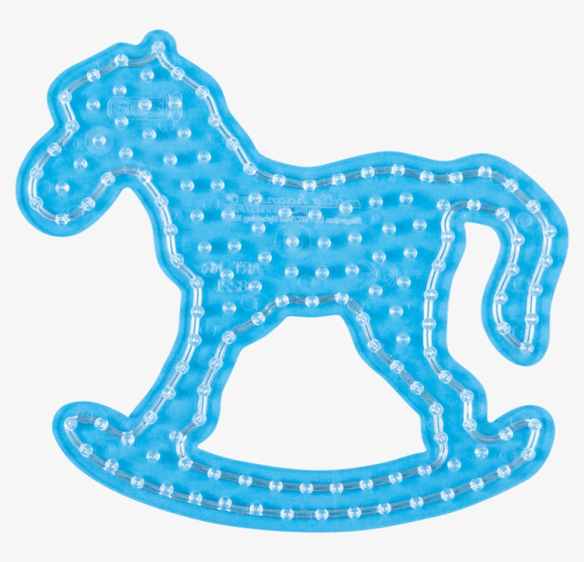 Rocking Horse - 8221 - Hama - Hama Rocking Horse Maxi Pegboard, transparent png #5527697
