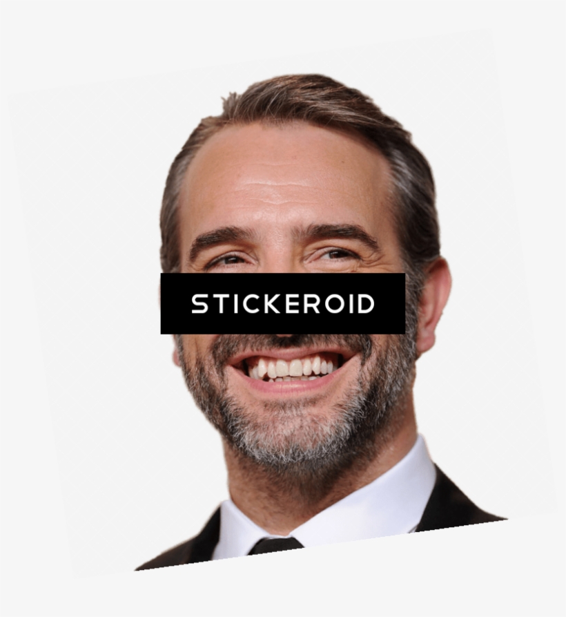 Jean Dujardin Laughing - Actor, transparent png #5528187