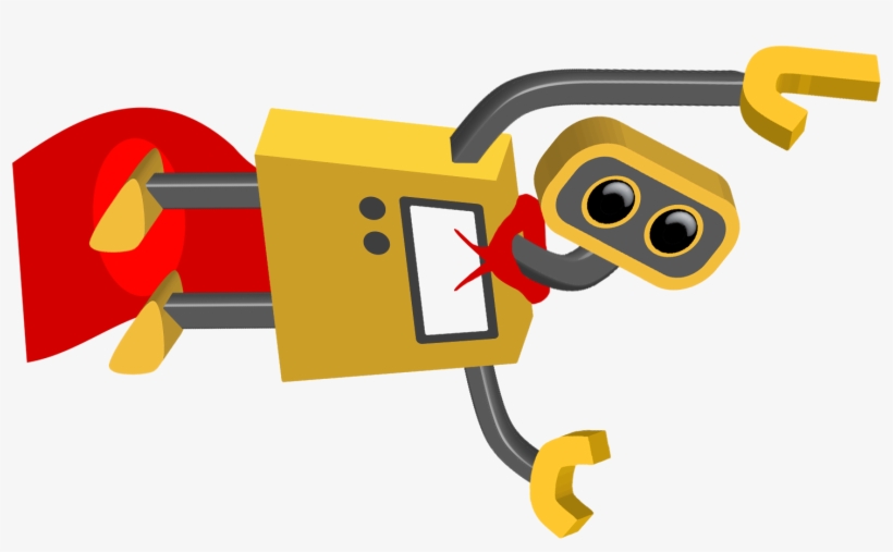 All Robots In The Collection Have Transparent Backgrounds - Robot Flying Png, transparent png #5529311