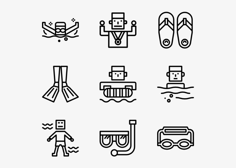 Swimming - Vector Icon School Png, transparent png #5529777