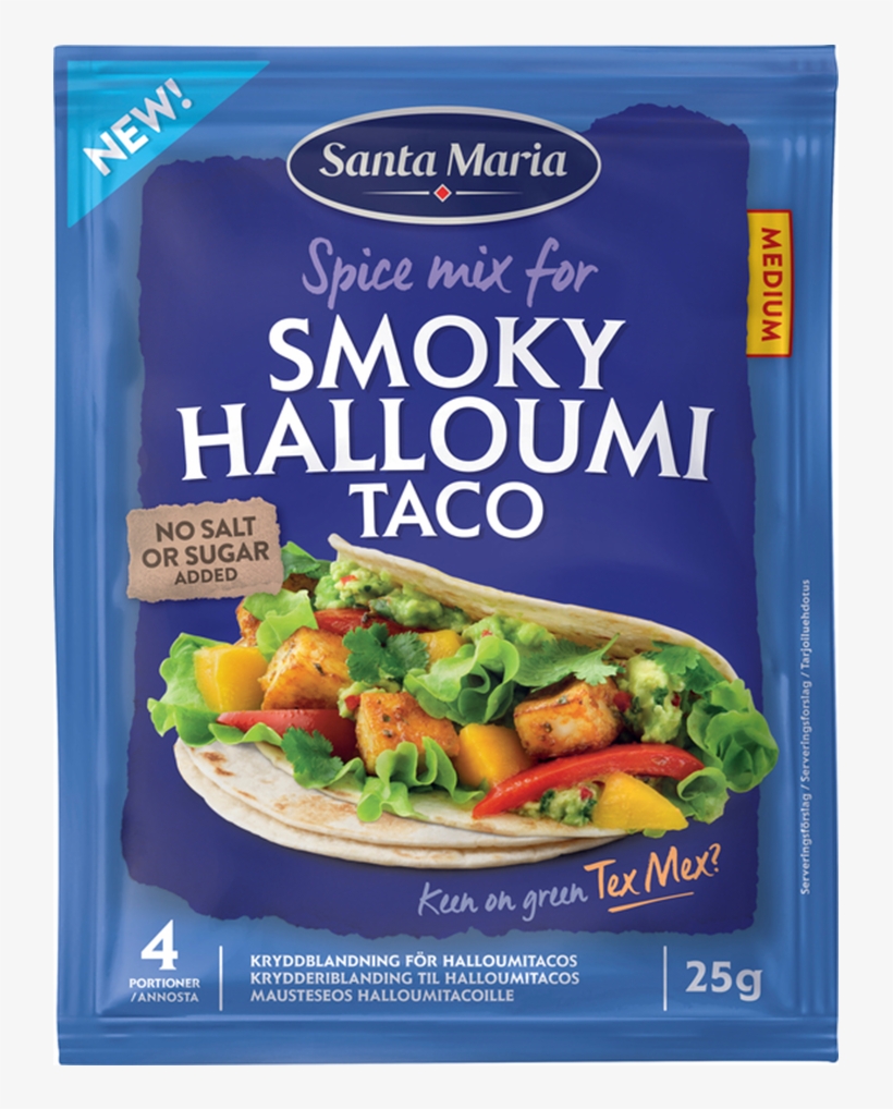 Smoky Halloumi Taco Spice Mix - Santa Maria Halloumi, transparent png #5529931
