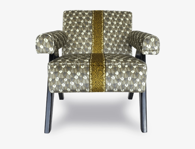 Zambezi Feather Silver Ripple Occasional Chair - Placemat, transparent png #5530286