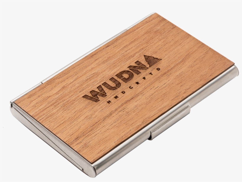 Handmade Wooden Business Card Holder, transparent png #5530885