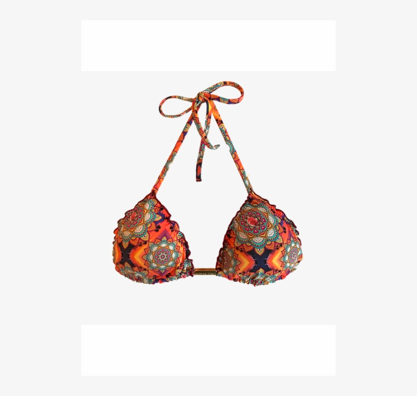 Top Cortininha Frufru Mandalas - Bikini, transparent png #5531050