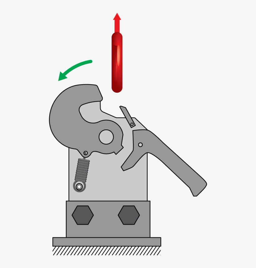 Offload Hook Illustration-03 - Crane Hook Release Mechanism, transparent png #5532559