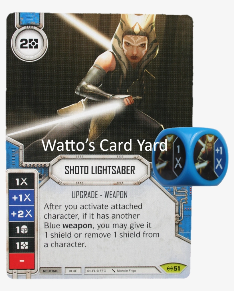 Shoto Lightsaber - Star Wars Destiny: Shoto Lightsaber - Empire At War, transparent png #5535712