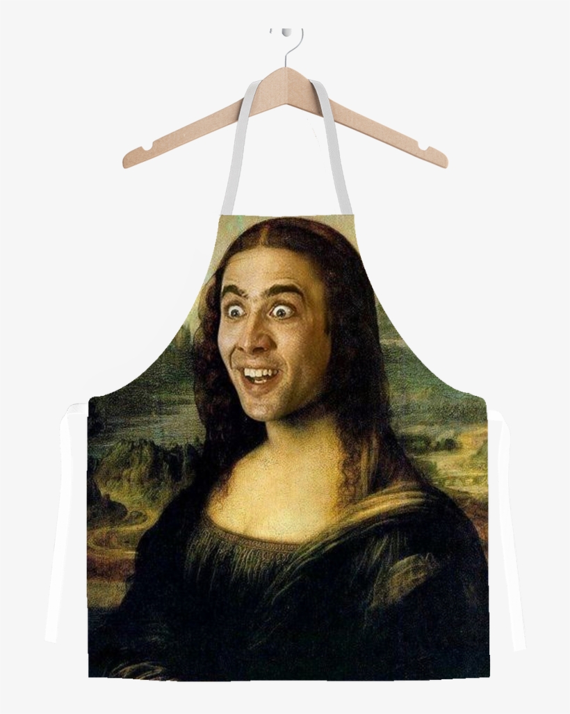 Nicolas Cage As The Mona Lisa ﻿classic Sublimation - Face Swap Nicholas Cage, transparent png #5535937