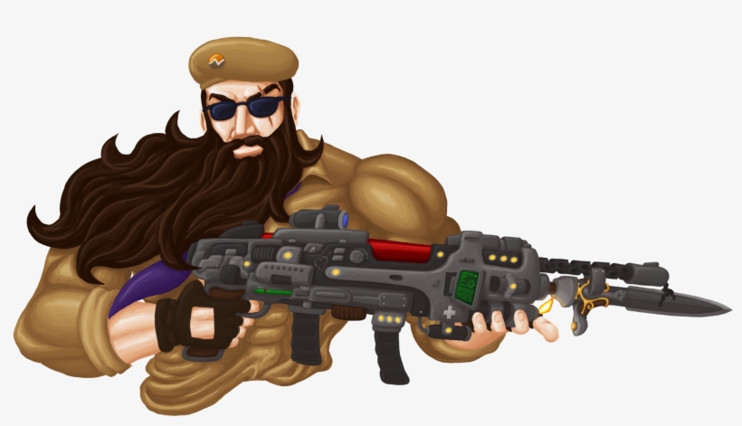 Dudebro Ii Is Ready To Shoot/slice You Dude, 'cause - Dudebro Ii, transparent png #5535939