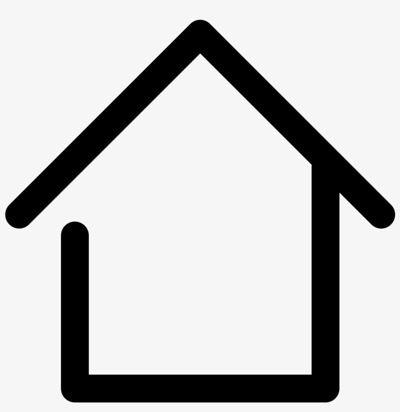 Home House Real Estate Comments - Home Line Icon Png, transparent png #5536131