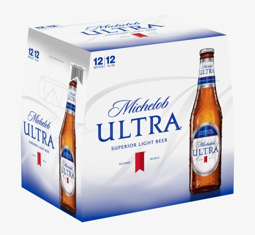 Michelob Ultra 12 Pack Bottles, transparent png #5536536