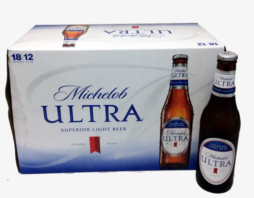 Michelob Ultra Png - Michelob Ultra Ligh Beer - 18 Pack, 12 Fl Oz Bottles, transparent png #5536890