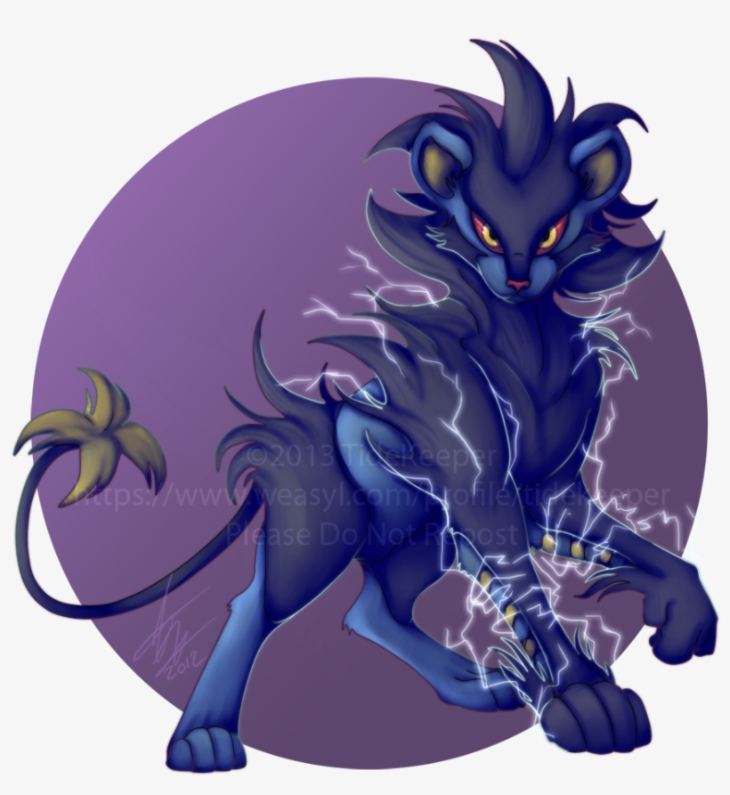 Pokemon - Luxray - Luxio, transparent png #5536946
