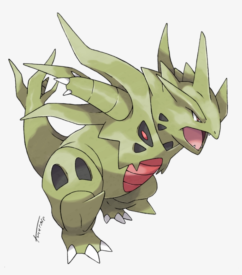 A Pokemon I Hope To Have By The Time I Reach The End - Pokemon Brick Bronze Mega Tyranitar, transparent png #5537006