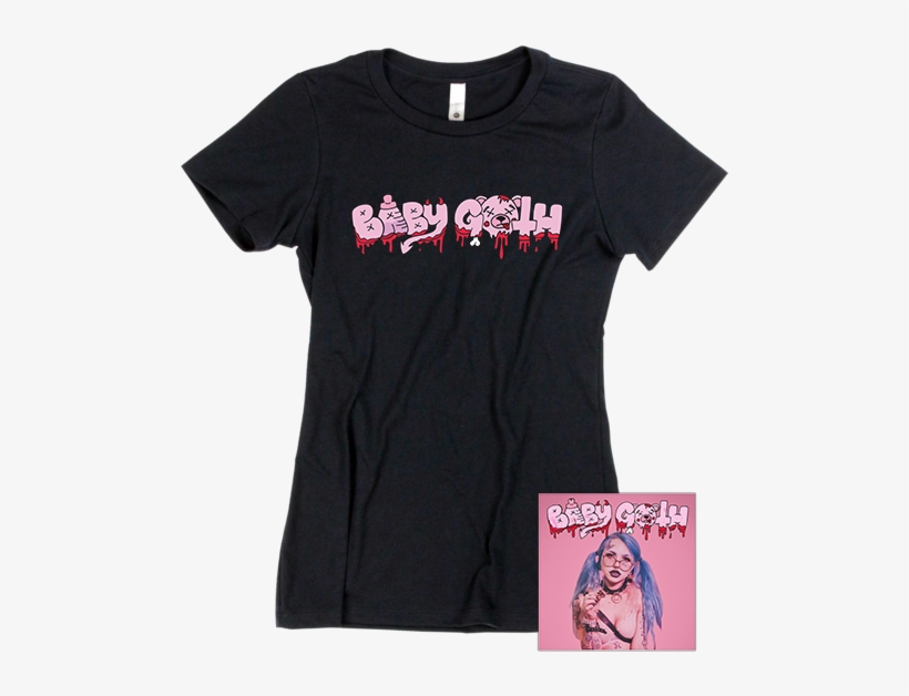 Baby Goth - T-shirt, transparent png #5538735