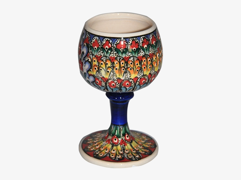 Family Designed Goblet With Tulips - Glass, transparent png #5538738