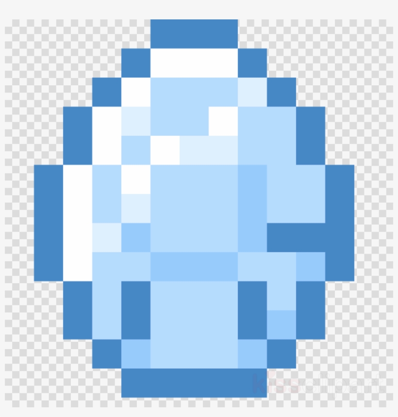 Pixel Art Minecraft Diamond, transparent png #5539191