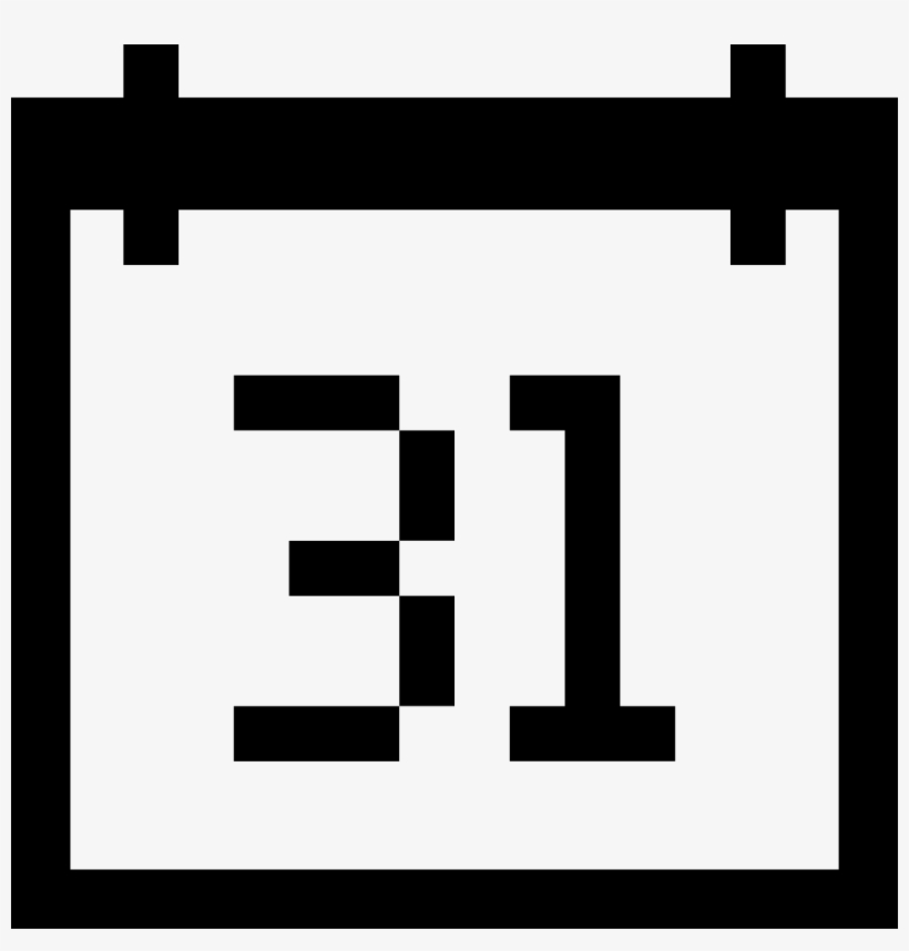 Png File Svg - Calendar Pixel, transparent png #5540198
