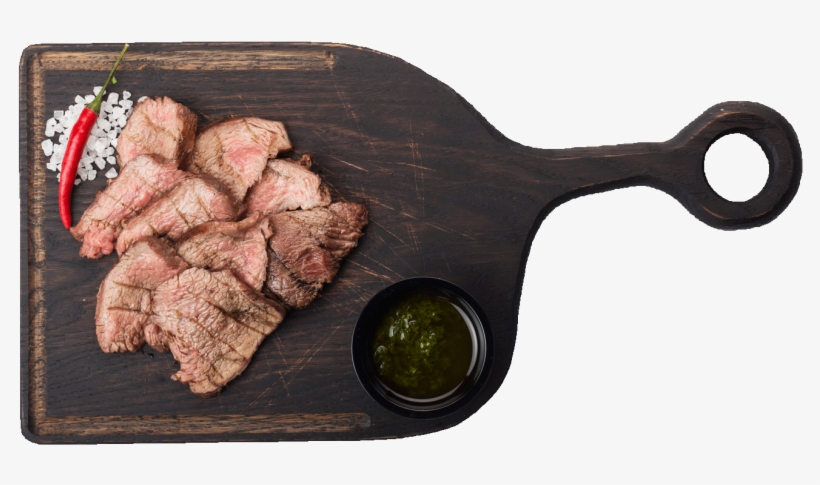 Steak On Board - Steak, transparent png #5540595