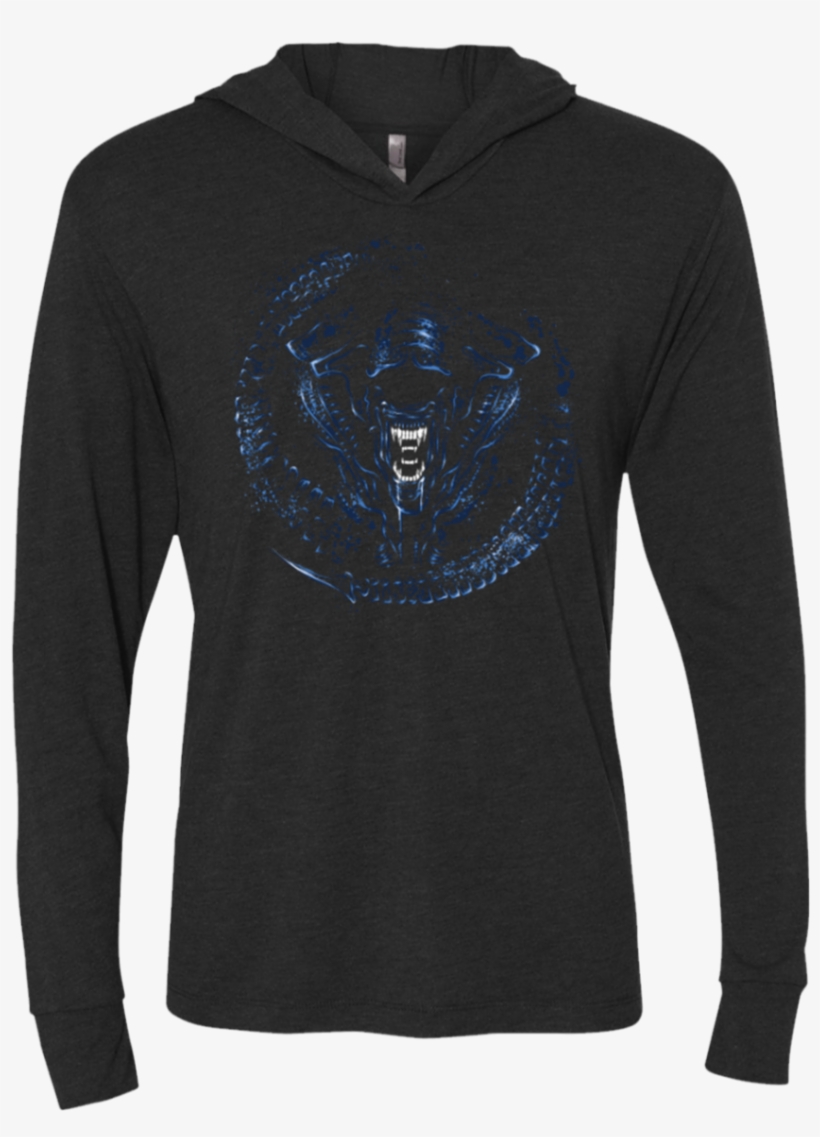 Queen Template Triblend Long Sleeve Hoodie Tee - Science Is Like Magic But Real Solar Eclipse Hoodies, transparent png #5540882