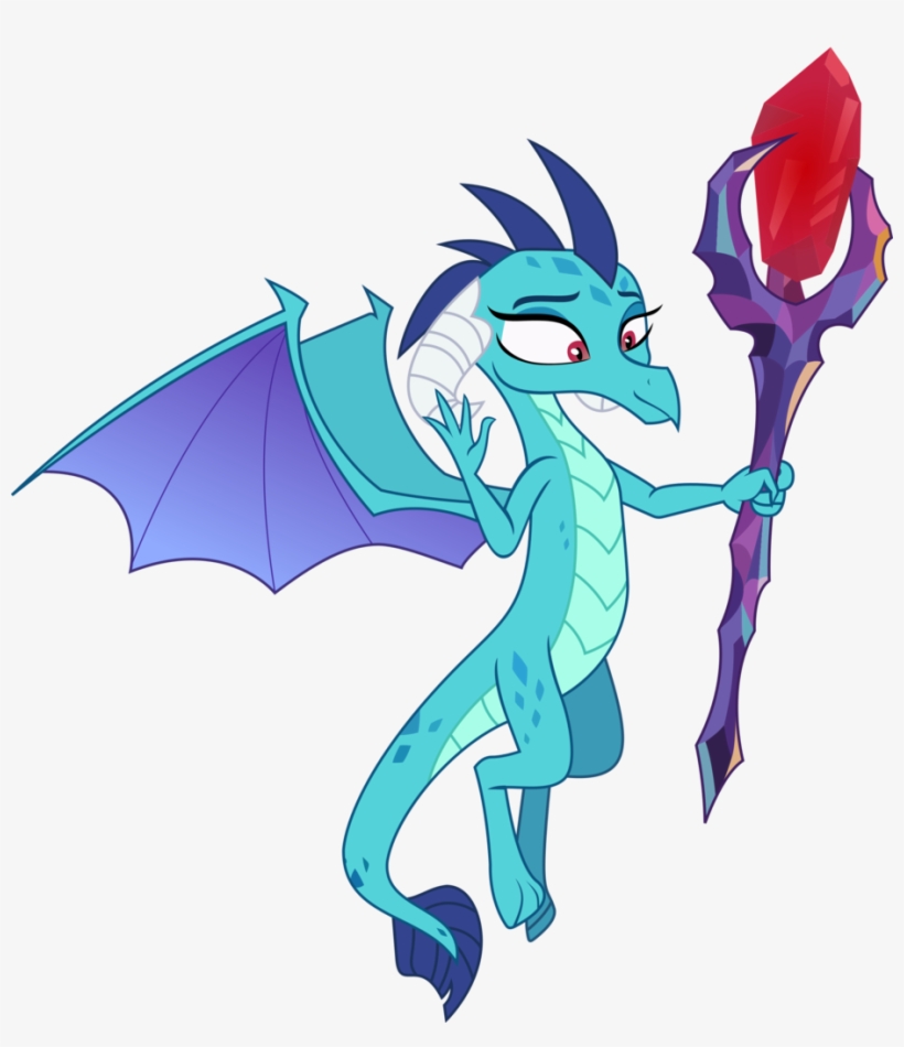 Bluetech, Bloodstone Scepter, Dragon, Dragon Lord Ember, - Ember The Dragon Lord, transparent png #5541650