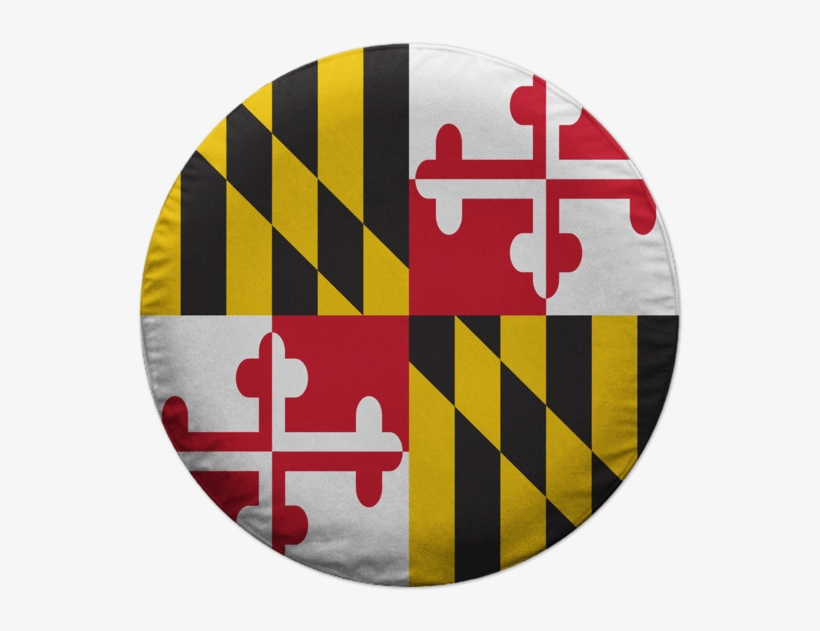 Maryland Flag / Tire Cover - State Of Maryland Flag, transparent png #5542645