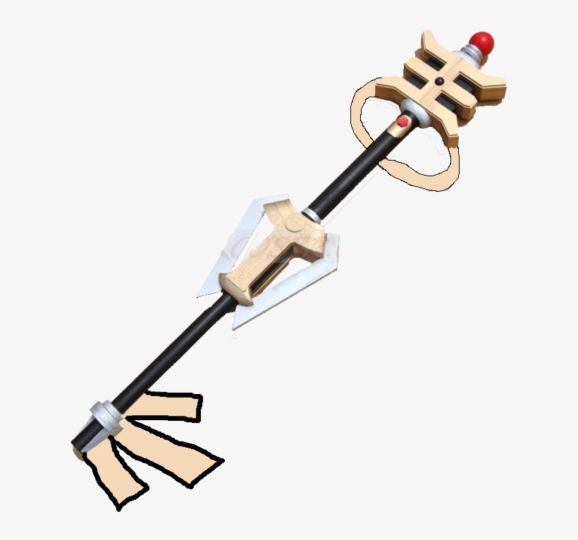 G-merl's Keyblade - Gold Power Ranger Weapon, transparent png #5544418
