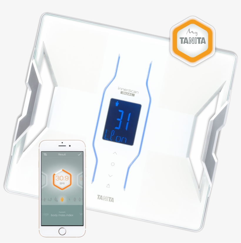 Rd-953 - Tanita Innerscan Dual Rd-953 White Scale, transparent png #5544985