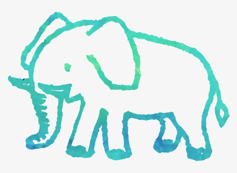 Tracing Picture In Animals Clipart Indian Elephant, transparent png #5545902