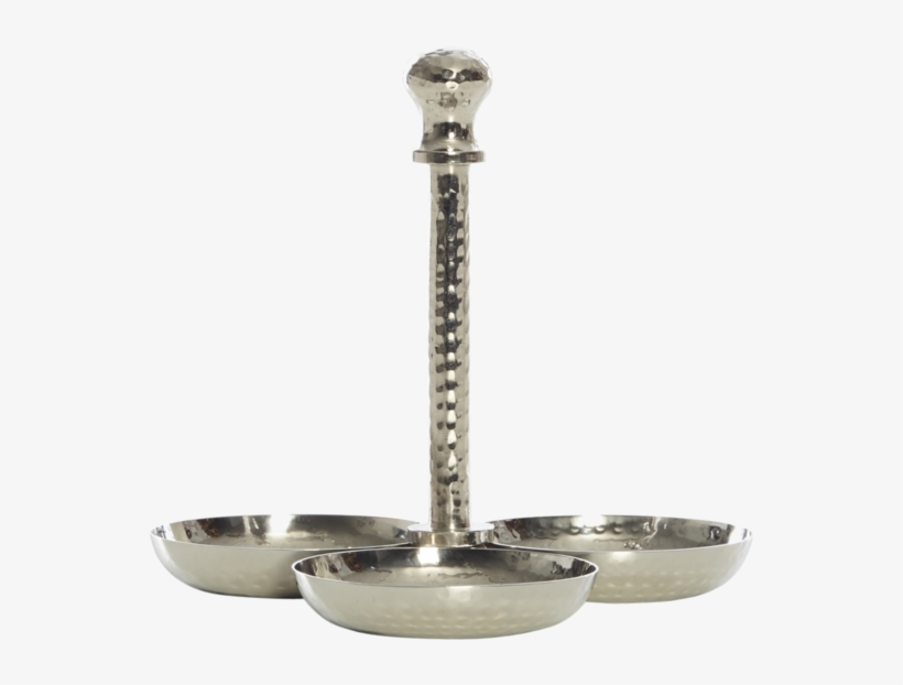 Hershey Nickel Triple Bowl - Silver, transparent png #5546170