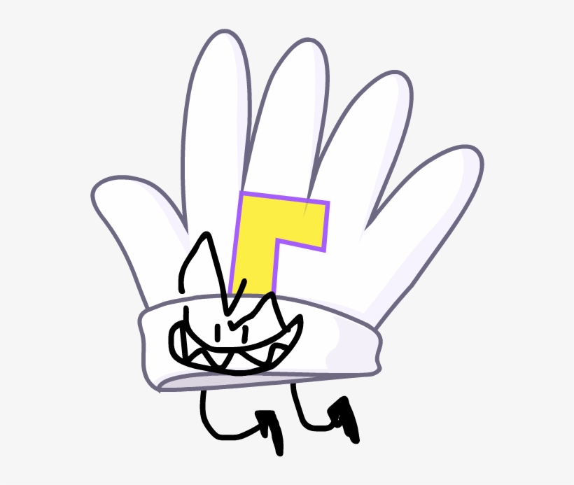 Waluigi Glove - Wiki, transparent png #5546394