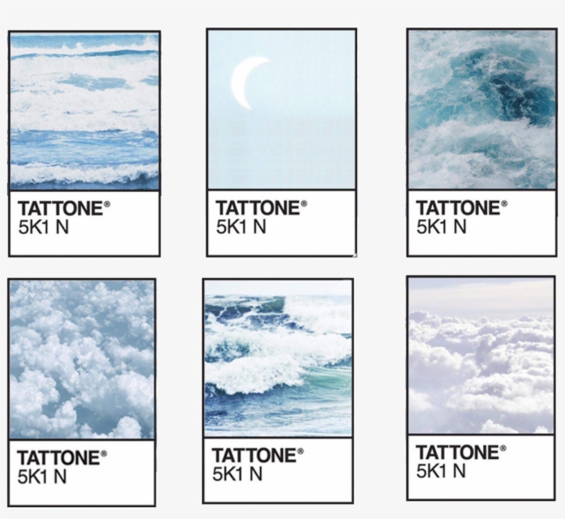Pantone Sky Cielo Aesthetic Tumblr Nubes Clouds Moon - Aesthetic Cielo, transparent png #5547433