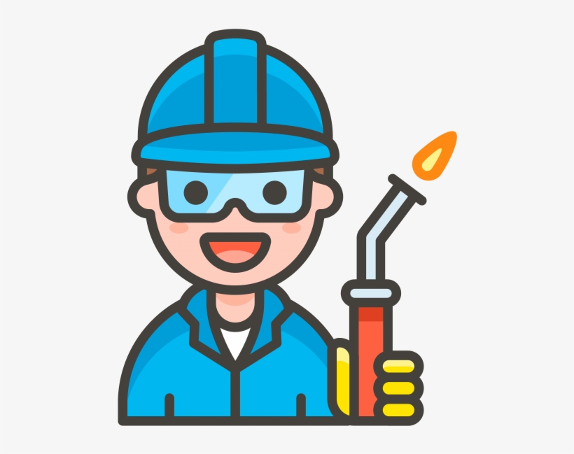Man Worker Emoji - Factory Worker Png, transparent png #5547435