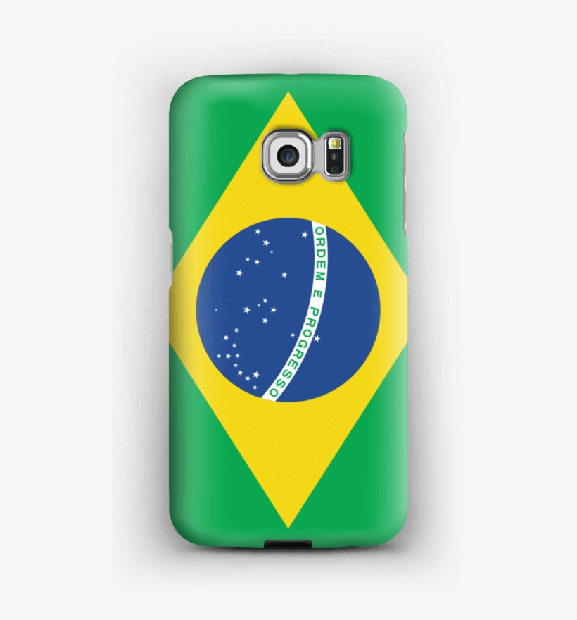World Cup 2018 Brazil Case Galaxy S6 Edge - Flag Of Brazil, transparent png #5547913
