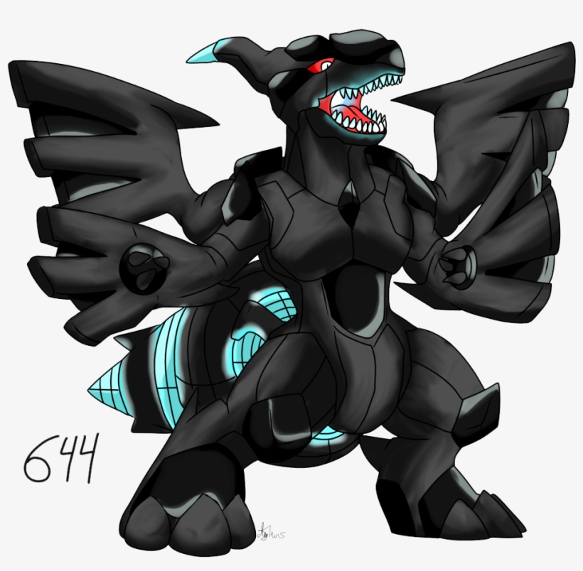 Pour La Cinquantième Semaine, On Vous A Demandé De - Dessin De Pokemon Zekrom, transparent png #5548503