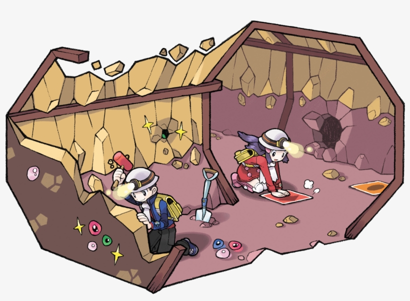 Sinnoh Underground - Pokemon Underground, transparent png #5548557