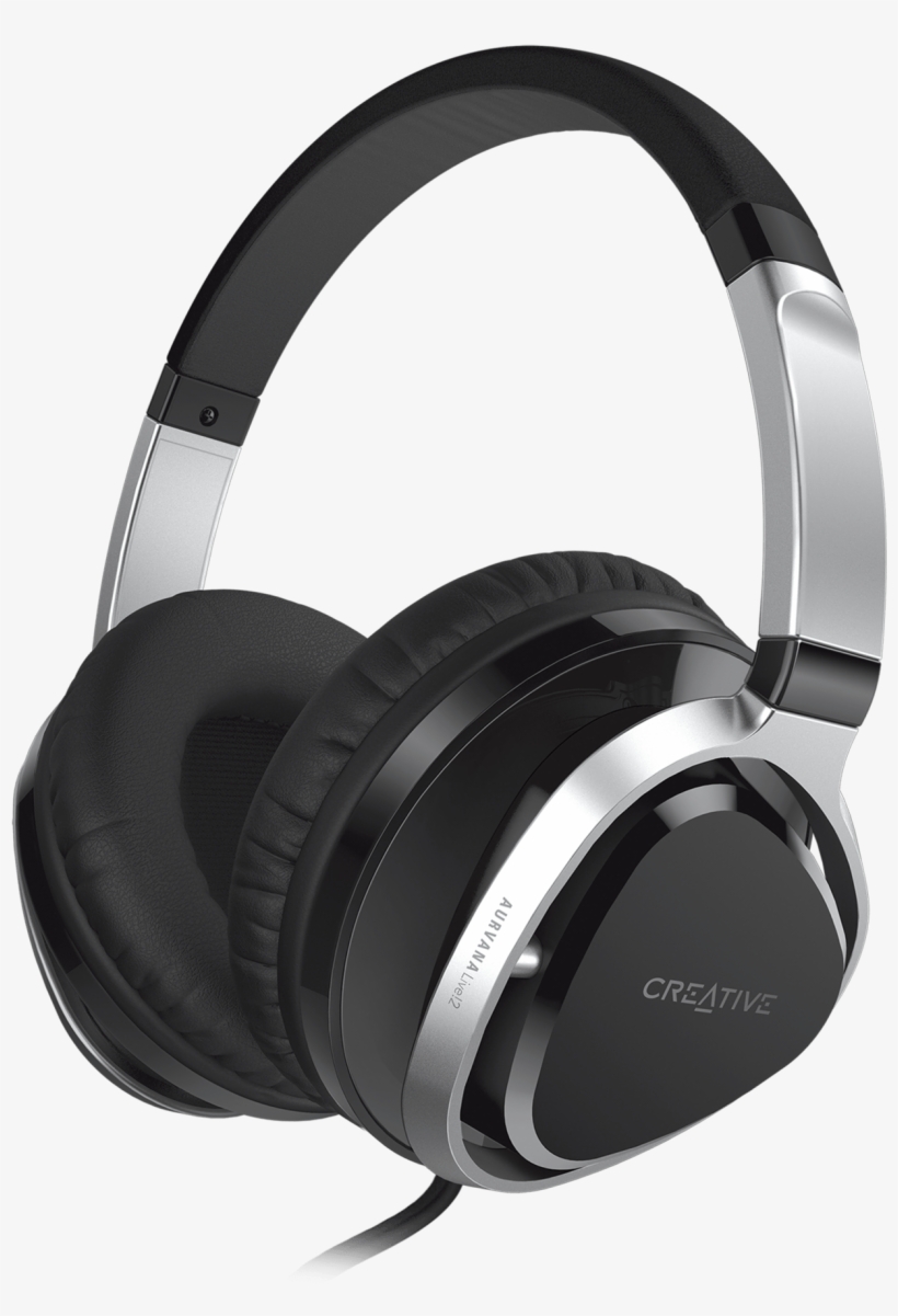 Over The Ear Headset With Detachable Cable And Inline - Aurvana Live 2 - Black, transparent png #5548774