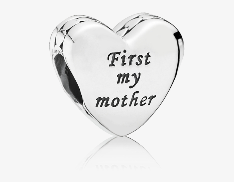 Mother And Friend Engraved Heart Charm - Pandora First My Mother Charm, transparent png #5548826