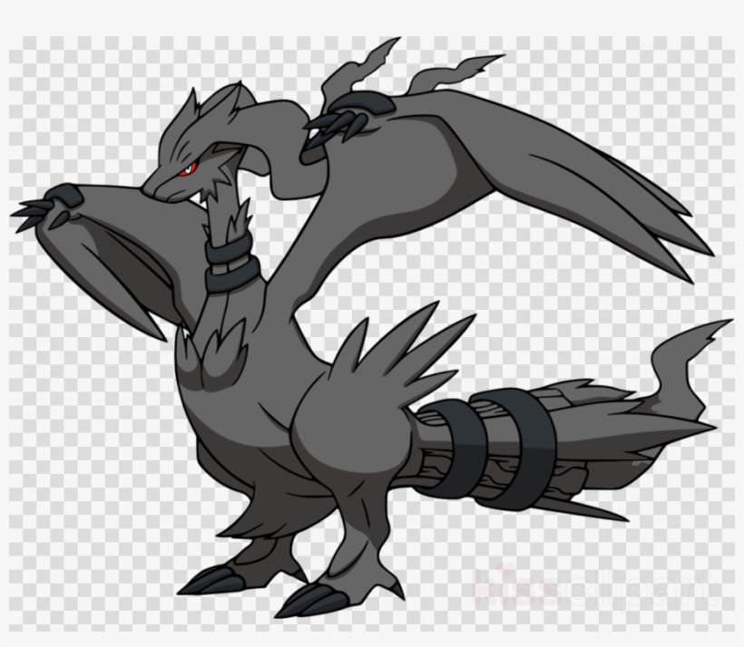 Black Reshiram Clipart Pikachu Reshiram Zekrom, transparent png #5549191