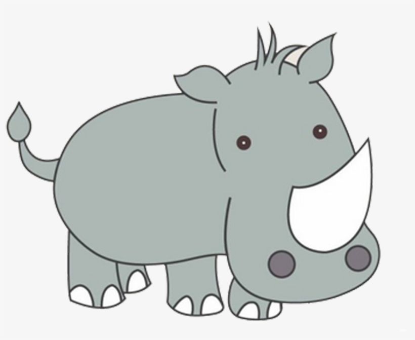 Rhinoceros Icon Rhino Transprent - Rhino Cartoon, transparent png #5549657