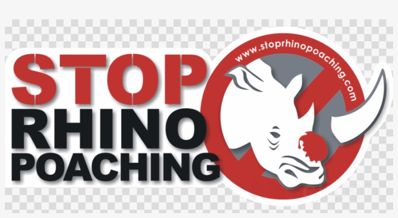 Stop Rhino Poaching Clipart Rhinoceros Poaching Save - World Rhino Day 2017, transparent png #5550020